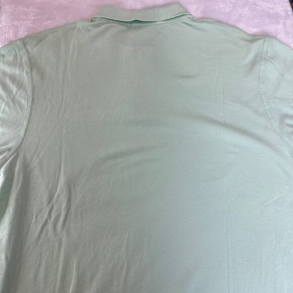 Simply Southern Polo Shirt Mens Size XL Green Pink Turtle Logo Preppy Cotton - Picture 7 of 10